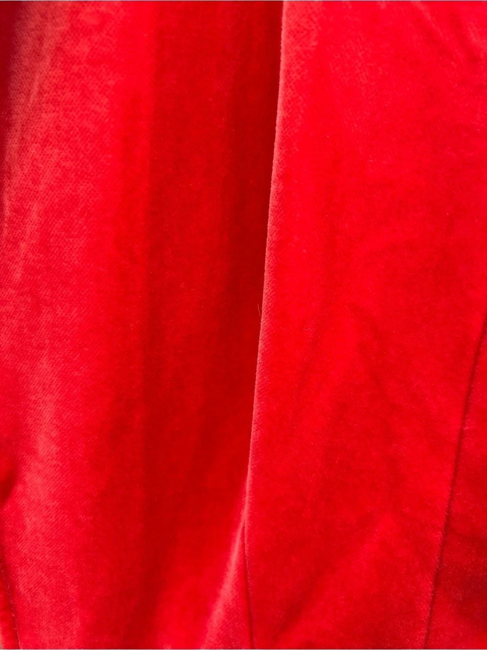 J.Crew Velvet Blazer, Rich Red, Size S/M - Picture 6 of 13